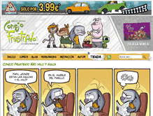 Tablet Screenshot of conejofrustrado.com